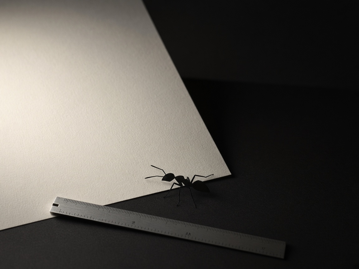 Light and shade with ant motif
